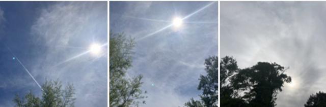 Skies of trails